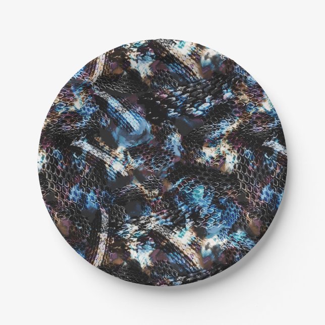 Plato De Papel Piel de serpiente (Anverso)