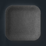 Plato De Papel Piel de serpiente negro<br><div class="desc">Placas de papel de Piel de serpiente negro</div>