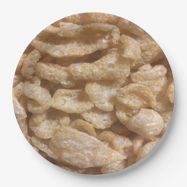 Plato De Papel Pieles de cerdo (Anverso)