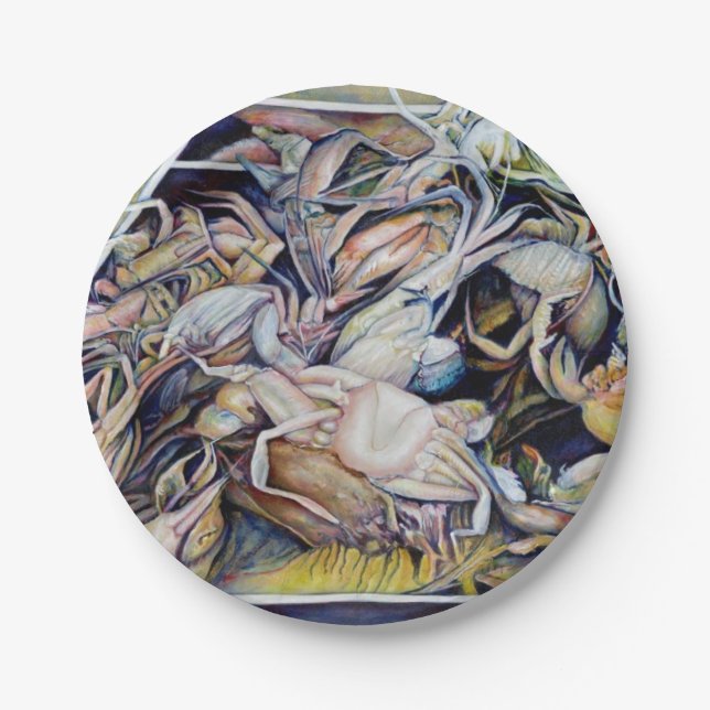 Plato De Papel Piense fuera de la caja (Anverso)