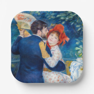Plato De Papel Pierre-Auguste Renoir - Baile rural