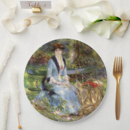 Plato De Papel Pierre-Auguste Renoir - Dans les Rosas