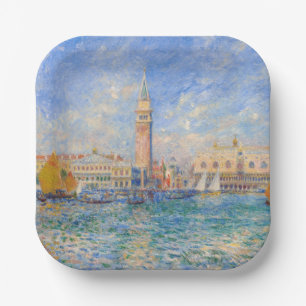 Plato De Papel Pierre-Auguste Renoir - Venecia, el Palacio del Do