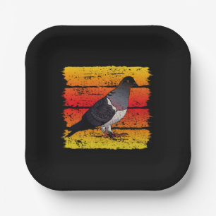 Plato De Papel Pigeon - Pigeon Retro Gift