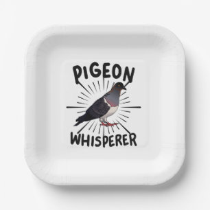 Plato De Papel Pigeon - Pigeon Whisper