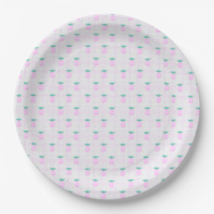 Plato De Papel Piñas de granja