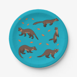 Plato De Papel Pine Martens