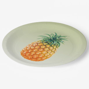 Plato De Papel Pineapple Princess