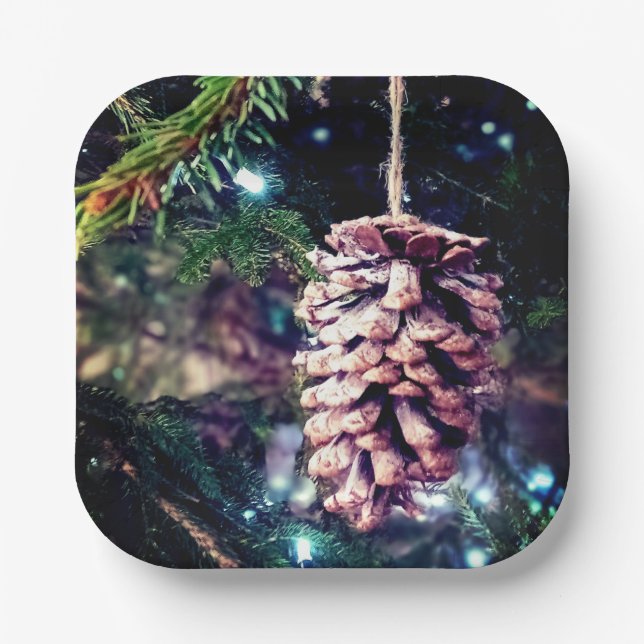 Plato De Papel Pinecona (Anverso)