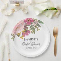 Pink Floral Garden Spring Bridal