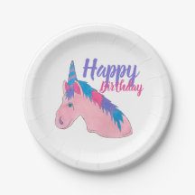 Pink Purple Magse Horse Unicornio