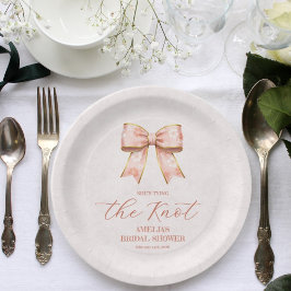 Plato De Papel Pink Sakura Ribbon – Japanese-Inspired