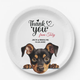 Plato De Papel Pinscher alemán