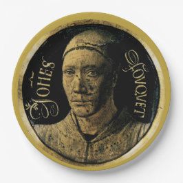 Plato De Papel Pintor francés Jean Fouquet