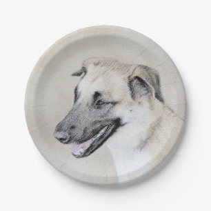 Plato De Papel Pintura de Chinook (Orejas de helicóptero) - Arte