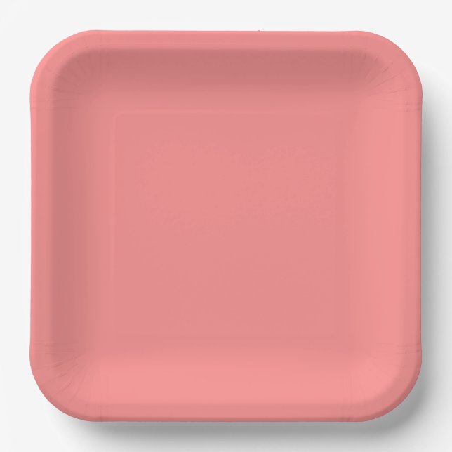 Plato De Papel Pinuto rosa (Anverso)