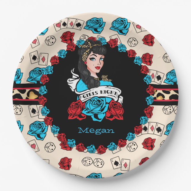 Plato De Papel Pinza, Rock-A-Billy (Anverso)
