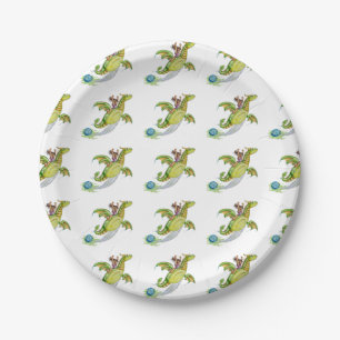 Plato De Papel Piscina flotante