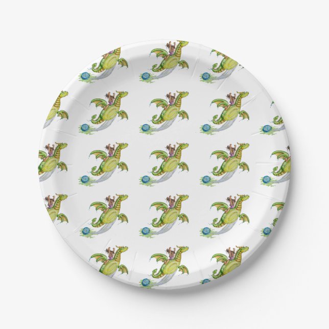 Plato De Papel Piscina flotante (Anverso)