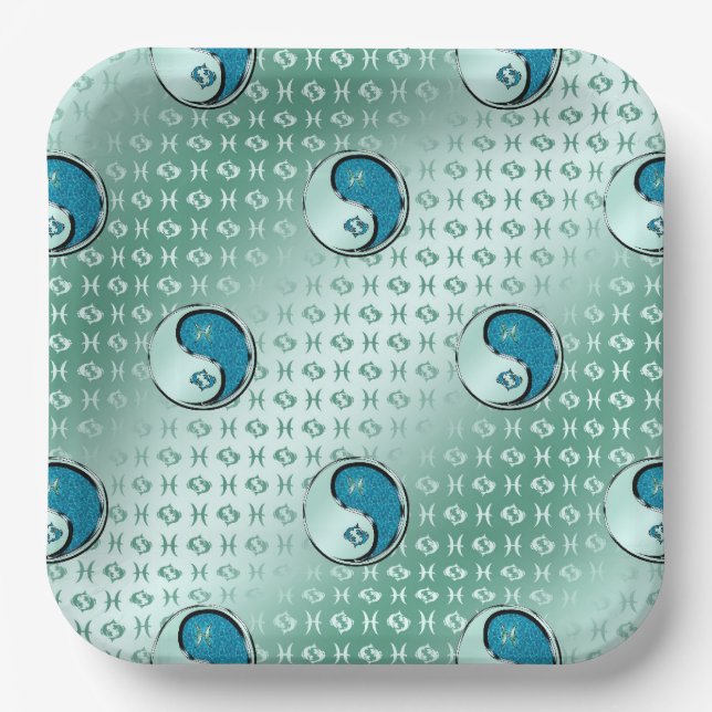 Plato De Papel Piscis the Fish (Anverso)