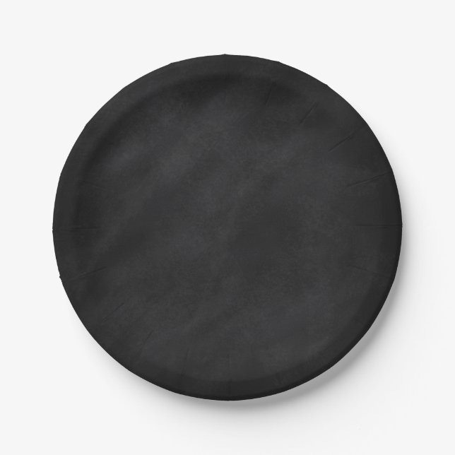 Plato De Papel Pizarra sucia (Anverso)