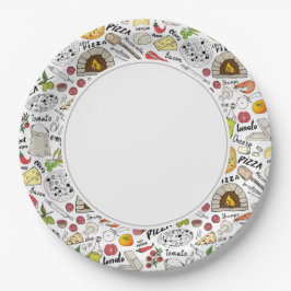 Plato De Papel Pizza