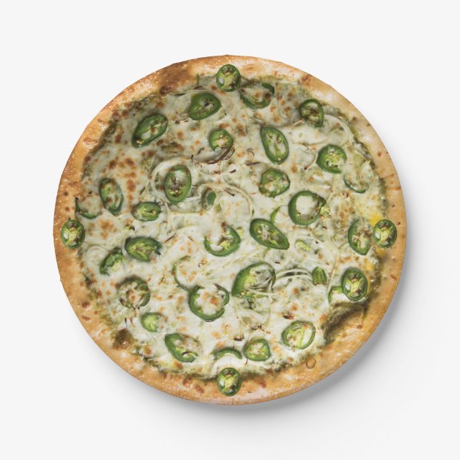 Plato De Papel Pizza (Anverso)