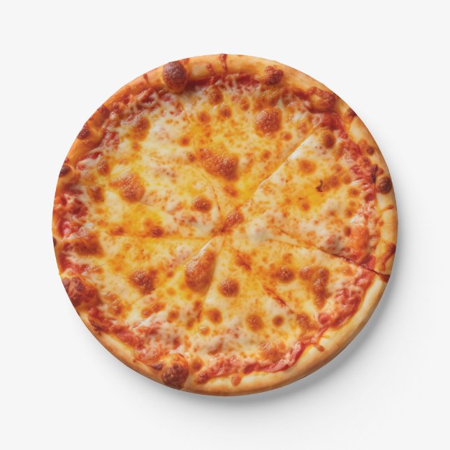 Plato De Papel Pizza (Anverso)