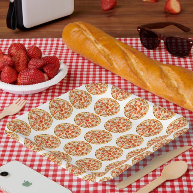 Plato De Papel Pizza (Picnic)