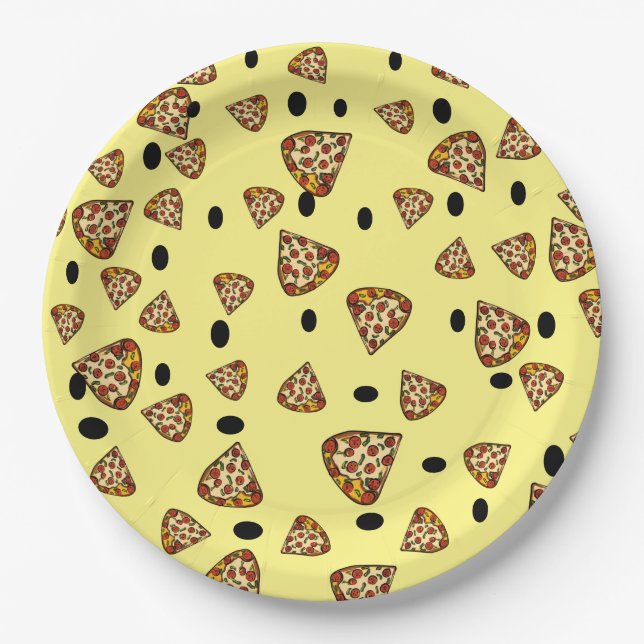 PLATO DE PAPEL PIZZA (Anverso)