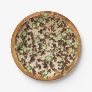 Plato De Papel Pizza