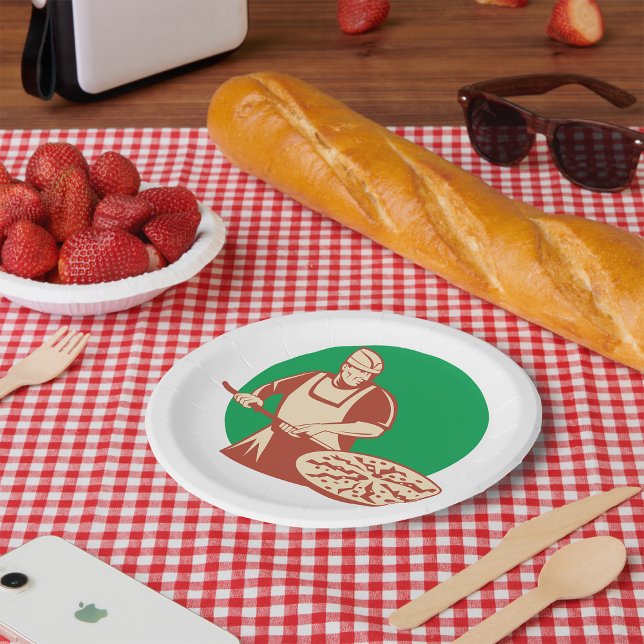 Plato De Papel Pizza Baker (Subido por el creador)