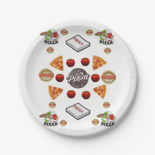 Plato De Papel Pizza de placas de papel
