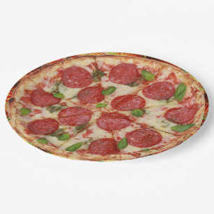 Plato De Papel Pizza Fiesta Fiesta Placa de papel