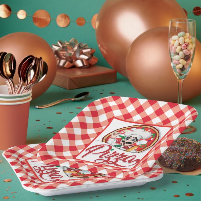 Plato De Papel Pizza italiana (Multi)