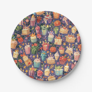 Plato De Papel placa de cumpleaños