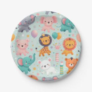 Plato De Papel Placa de desfile animal