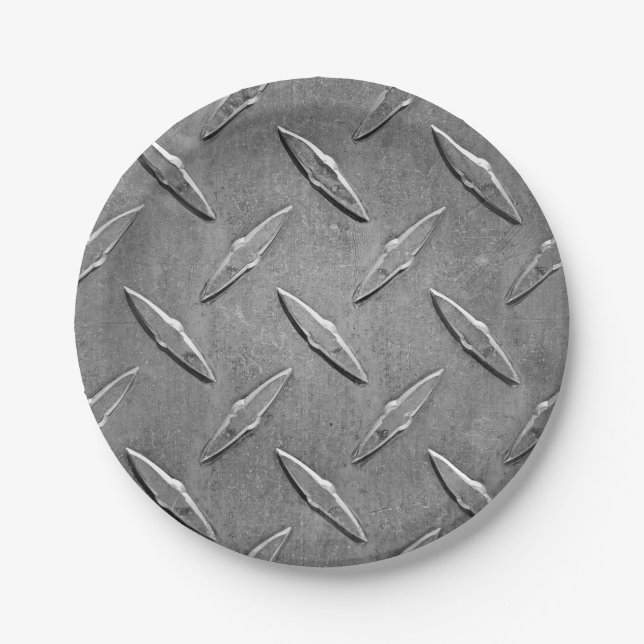 Plato De Papel placa de diamante metalizado de aluminio industria (Anverso)