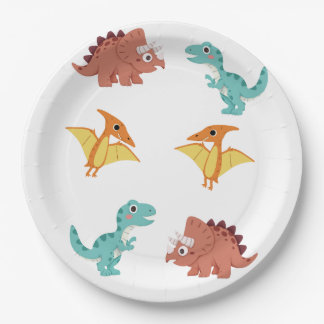 Plato De Papel placa de dinosaurio perfecta para niños cumpleaños