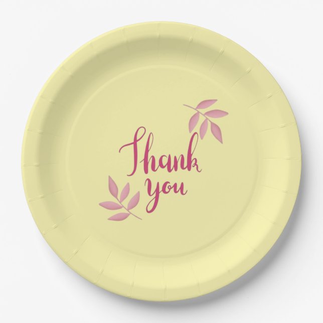 Plato De Papel placa de ducha de bebé (Anverso)