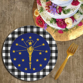 Plato De Papel Placa de Indiana, plataforma de búfalo Estados Uni