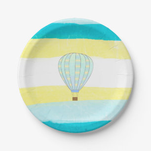 Plato De Papel Placa de la torta de Baby Shower del globo del