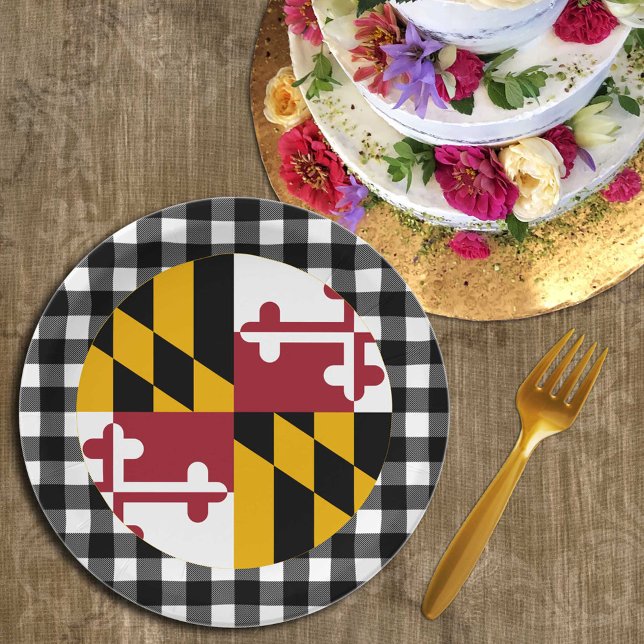 Plato De Papel Placa de Maryland, plataforma de búfalo Estados Un (Subido por el creador)