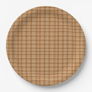Plato De Papel Placa de otoño