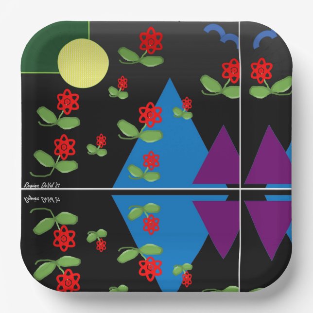 Plato De Papel Placa de papel (Anverso)