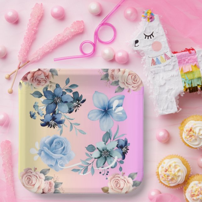 Plato De Papel Placa de papel (Fiesta)