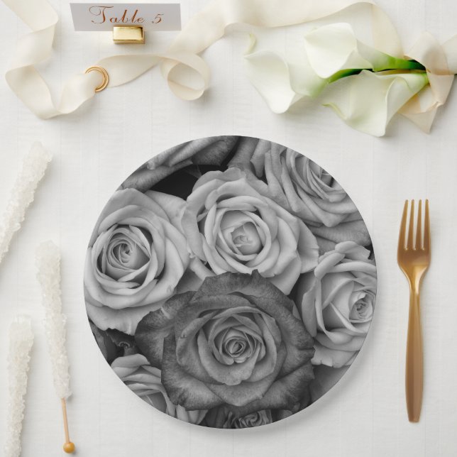 Plato De Papel Placa de papel (Boda)