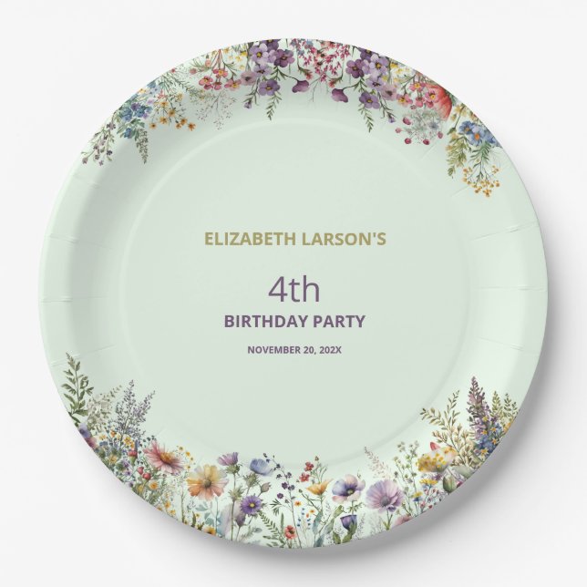 Plato De Papel Placa de papel (Anverso)