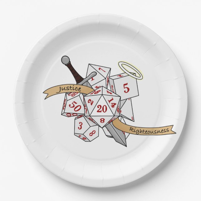 Plato De Papel Placa de papel (Anverso)