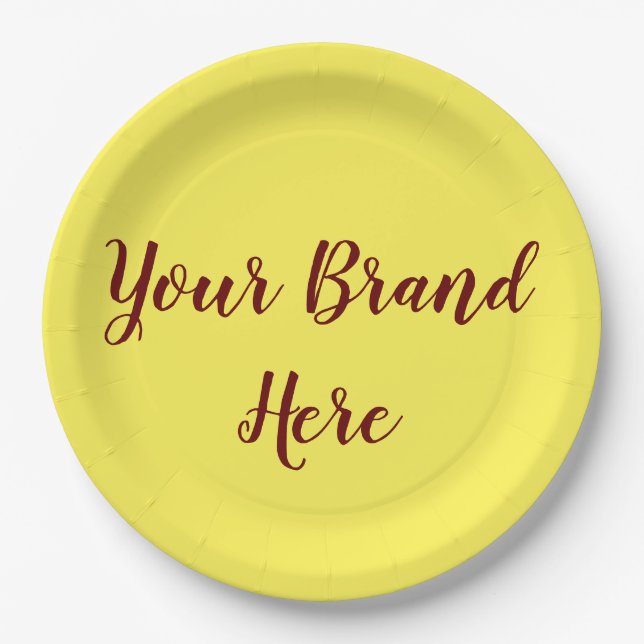 Plato De Papel Placa de papel (Anverso)